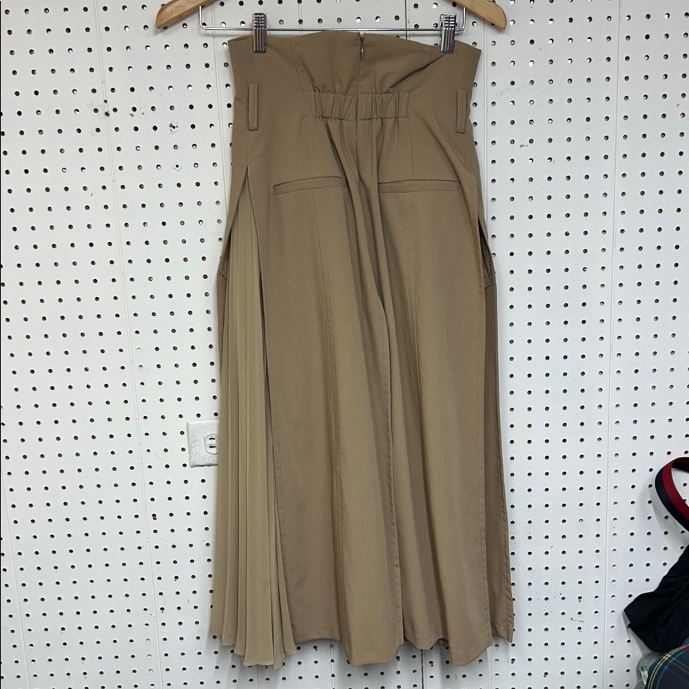 Fray I.D Chic Tan Pleated Women's  Skirt - Picture 11 of 11